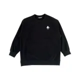 Black Snow Monster Crew Neck Sweatshirt