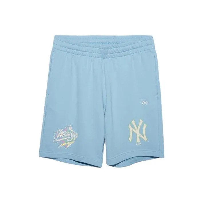 New Era Casual Shorts Men Sky Blue-0