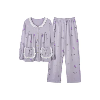FENTENGCARE Pajama Set Women's Light Purple