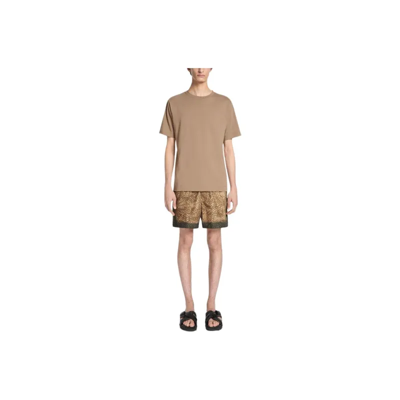 DRIES VAN NOTEN Pattern Printed Drawstring Swim Shorts-0