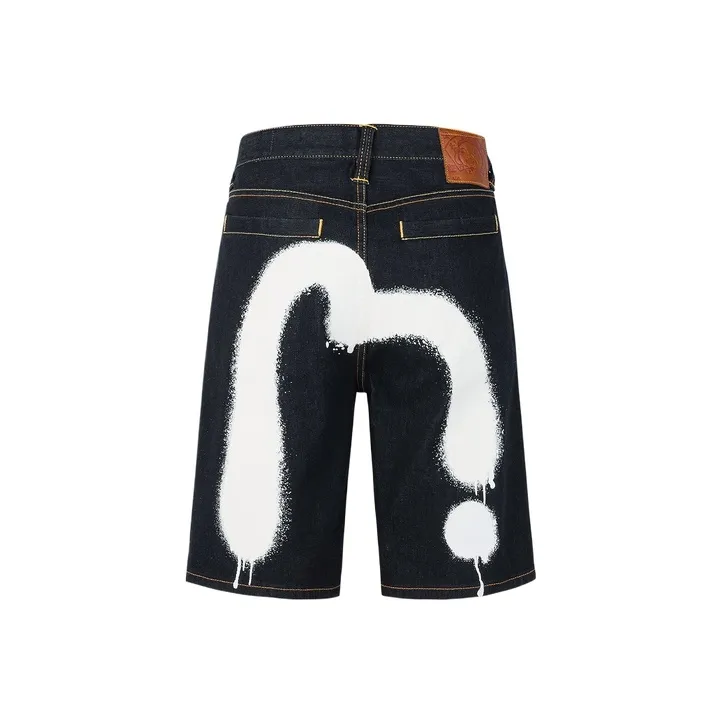 EVISU Denim Shorts Men's Denim Blue-0
