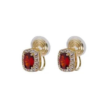 Zoo Jewel Copper Alloy Clip On Earrings Women's