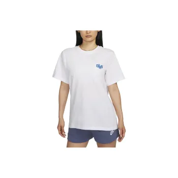 Nike Set in Sleeve T Shirt Women's White