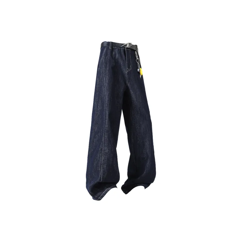 SUNSETMONENT Jeans Unisex Original Denim Blue-2