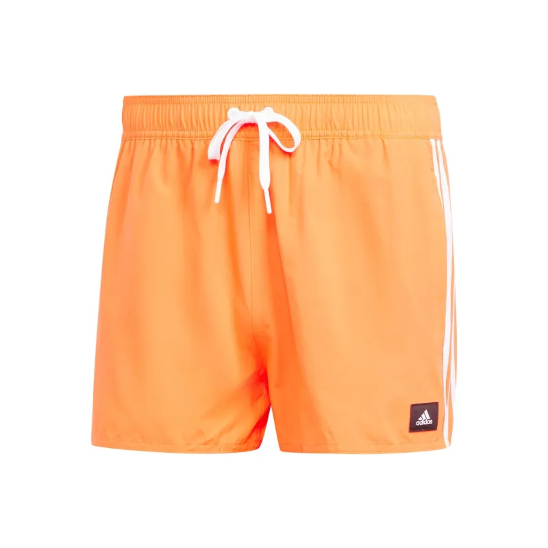 Adidas 3 Stripes Clx Very Short Length Swim Shorts Swimming Shorts Men's Orange-0