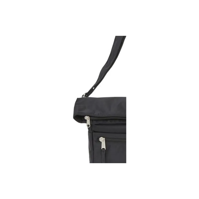 Anello Nylon Shoulder Bag Crossbody Bag Unisex Black-2
