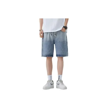 WilliamPOLO Denim Shorts Unisex Light Blue