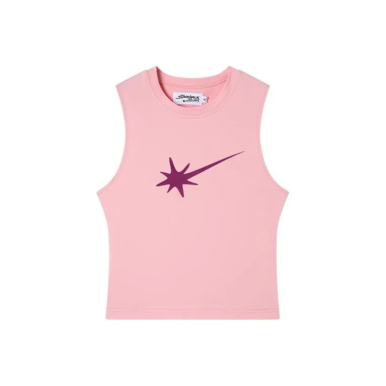 Starwalk Soldier Tank Tops Women's Pink-0