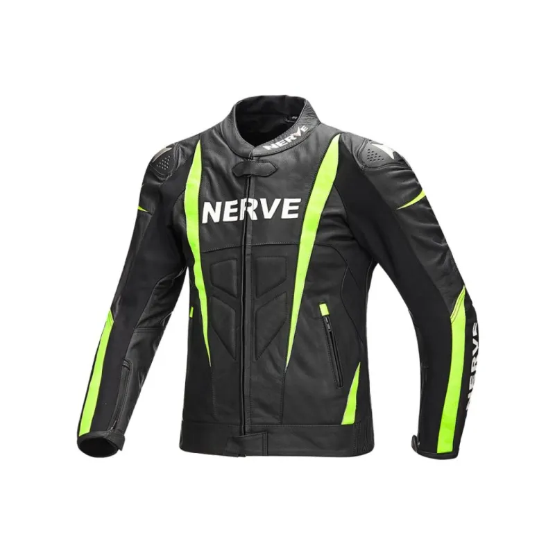 NERVE Biker Jacket Leather Unisex-2