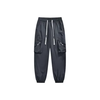 Jeep Lace-Up Elastic Cuff Casual Pants Unisex