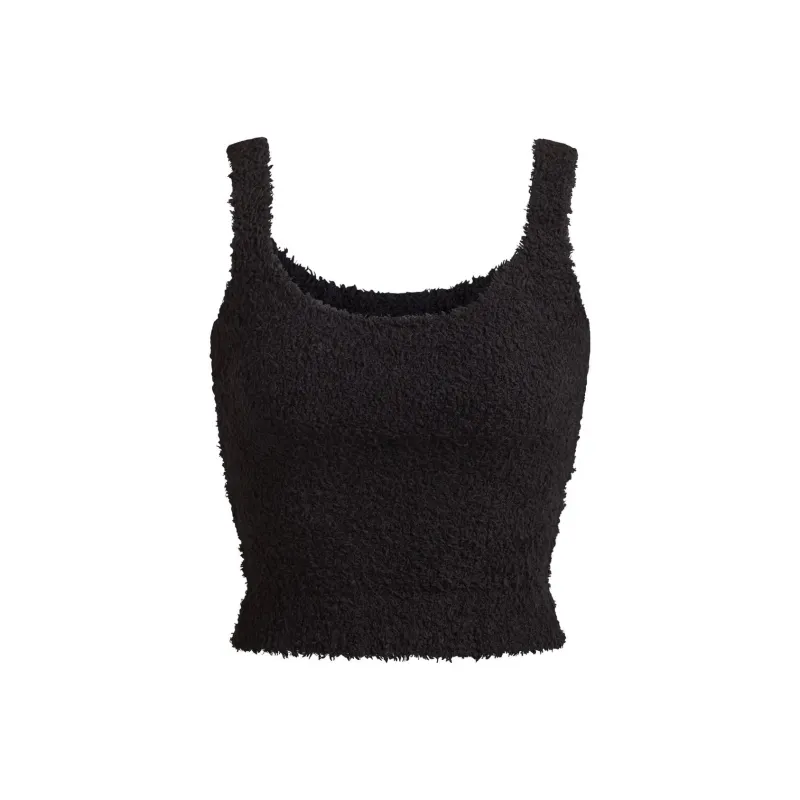 Skims Cozy Knit Bralette Onyx-0