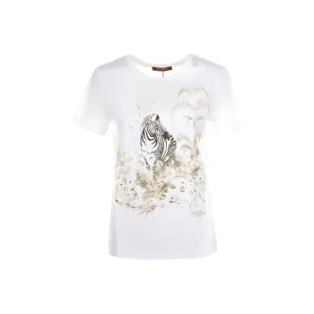 MaxMara Studio Graphic Printed Crewneck T Shirt