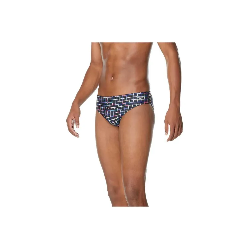 Speedo Men's Printed One Brief Cobalt Blue Swimming Shorts Men's-62