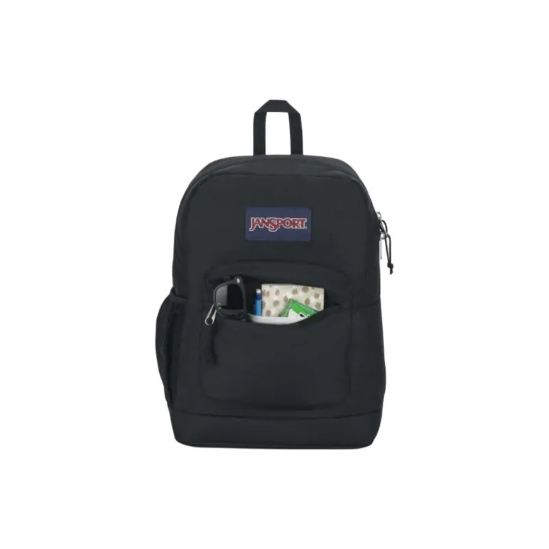 JanSport Recycled Polyester Backpack Unisex Black-1