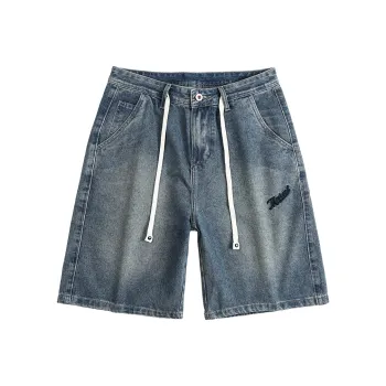 JUCY JUDY Denim Shorts Unisex Blue