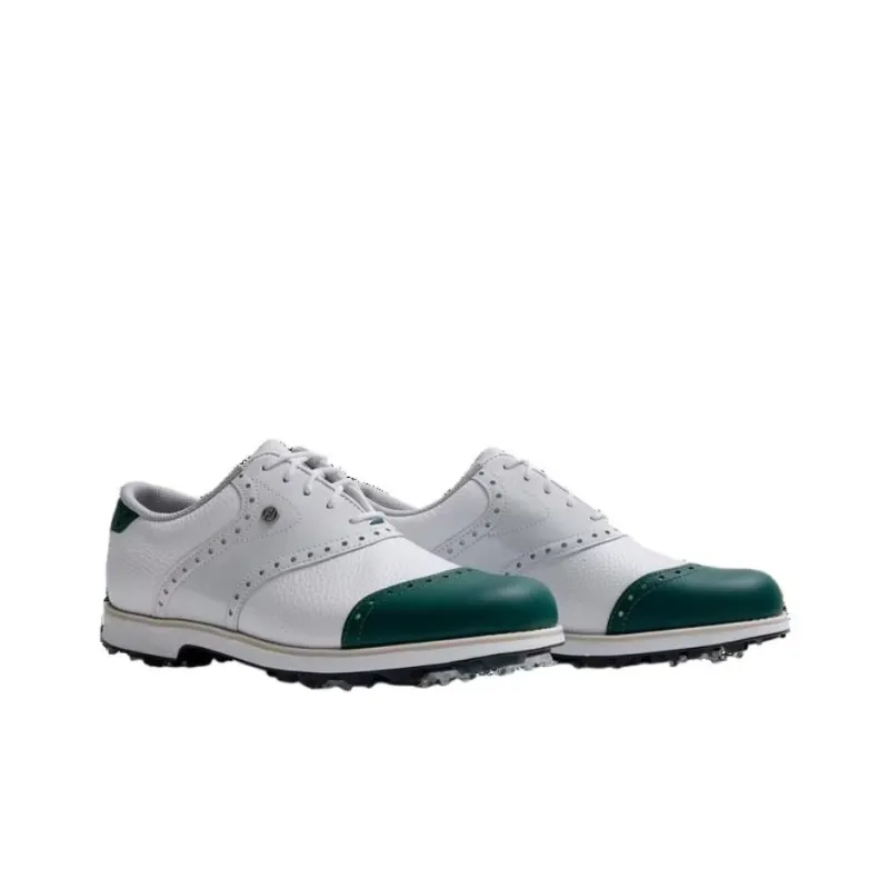 FOOTJOY Anti Slip Wear Resistant Low Top Golf Shoes Women's White Green-2