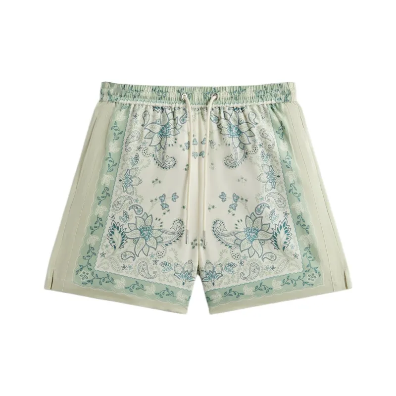 KITH 101 Vintage Floral Bandana Active Short-0