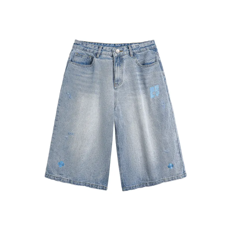 SCRM Denim Shorts Unisex-7