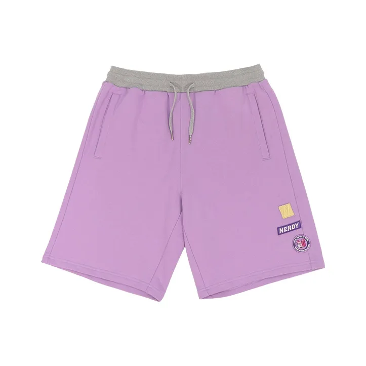 Nerdy Sports Shorts Unisex Purple-0