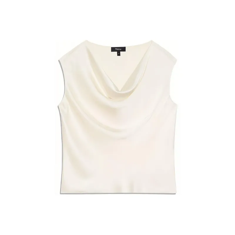 THEORY Tank Tops Women's Ecru-0