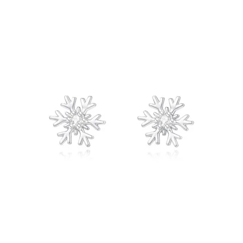 Love Link 925 Sterling Silver Stud Earrings Women's