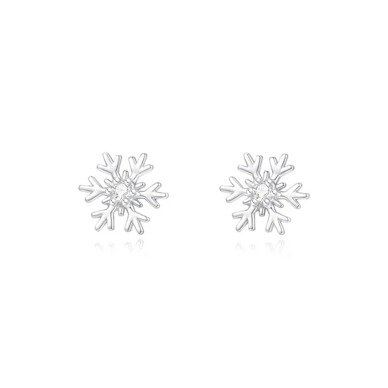 Love Link 925 Sterling Silver Stud Earrings Women's-0