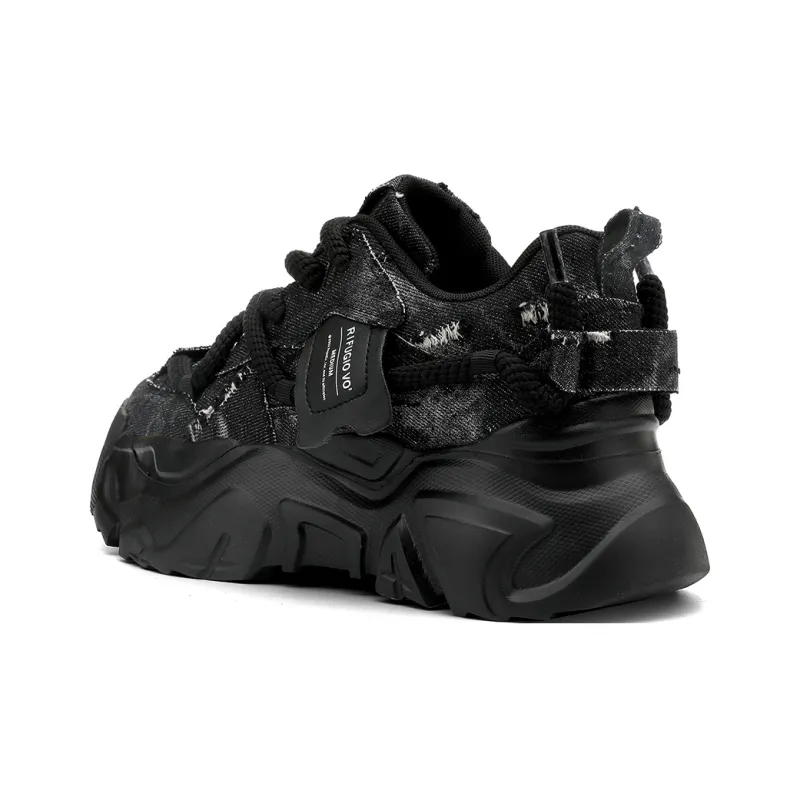 RIFUGIO VO' Shock Absorbers With Slip Resistant And Abrasion Resistant Properties Low Top Chunky Sneakers Unisex-64
