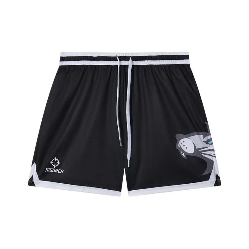 RIGORER Knitted Fabric Knee Length Shorts Unisex-23