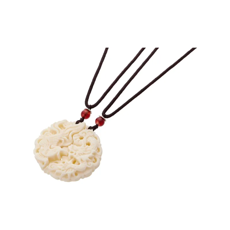 ENFANTIN Ivory Nut Necklaces Unisex-1