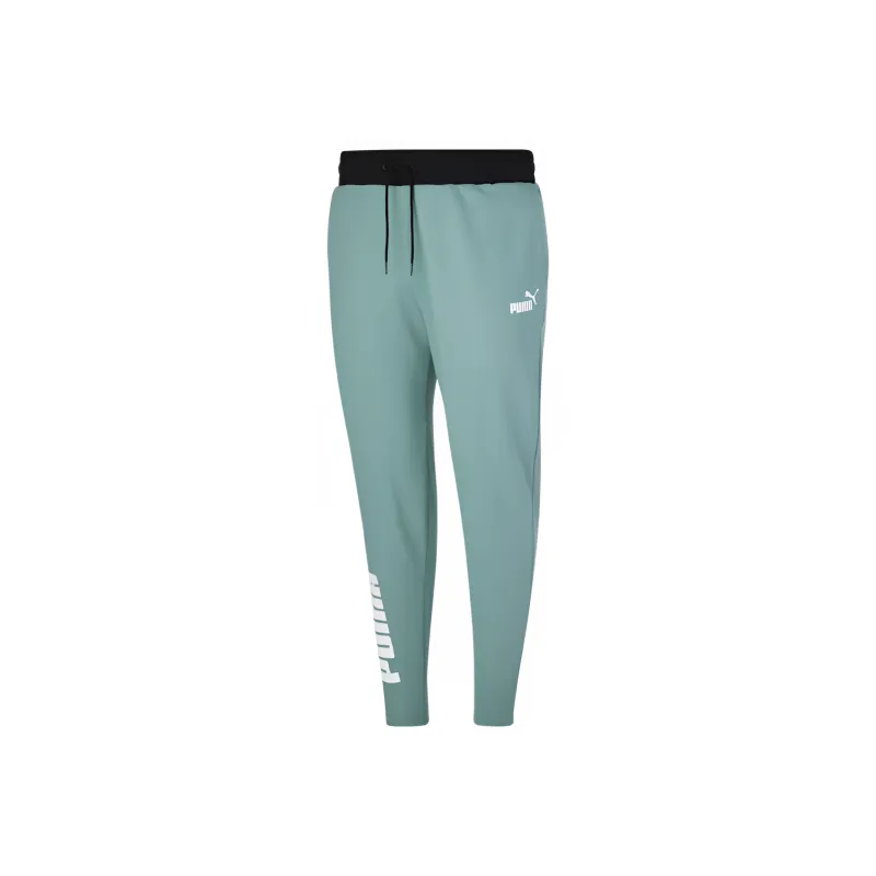 PUMA Power Colorblock Casual Pants Men's Mineral Blue-0