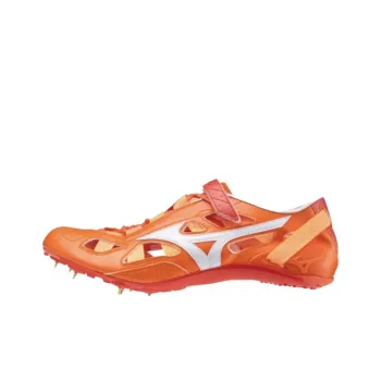 Mizuno Cushioning Abrasion Resistant Functionality Orange Track And Field Shoes Unisex Low Top