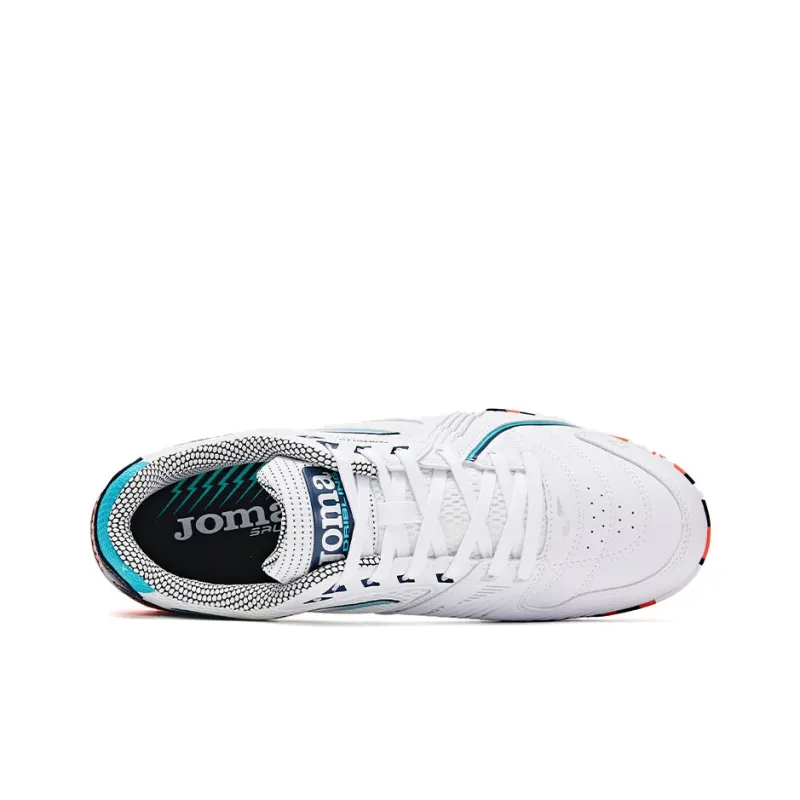 Joma TF Rubber Broken Studs Artificial Ground Soccer Shoes Men's White Orange-3