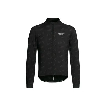 PAS NORMAL STUDIOS Mechanism Late Drop Cycling Clothing Men's Black Patterned/Black Contrast