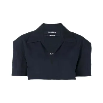 Jacquemus Le Haut Bebi Cropped Shirt