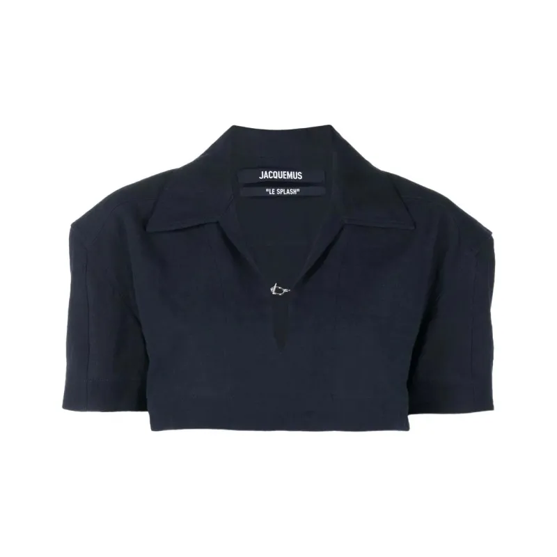 Jacquemus Le Haut Bebi Cropped Shirt-0