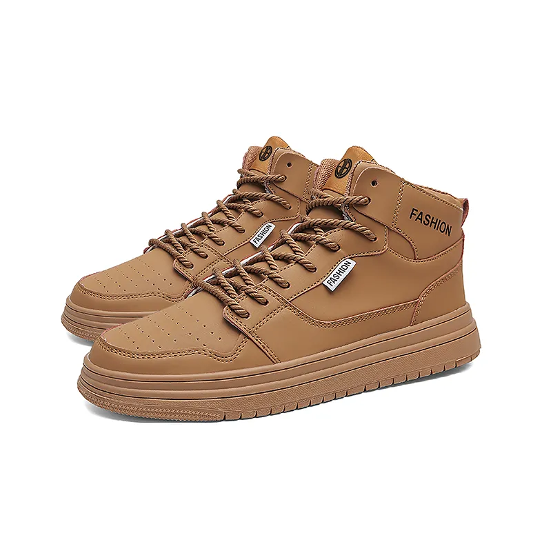 Yi Jiabao Impact Resistant, Abrasion Resistant, Breathable High Top Skateboard Shoes Men's-12