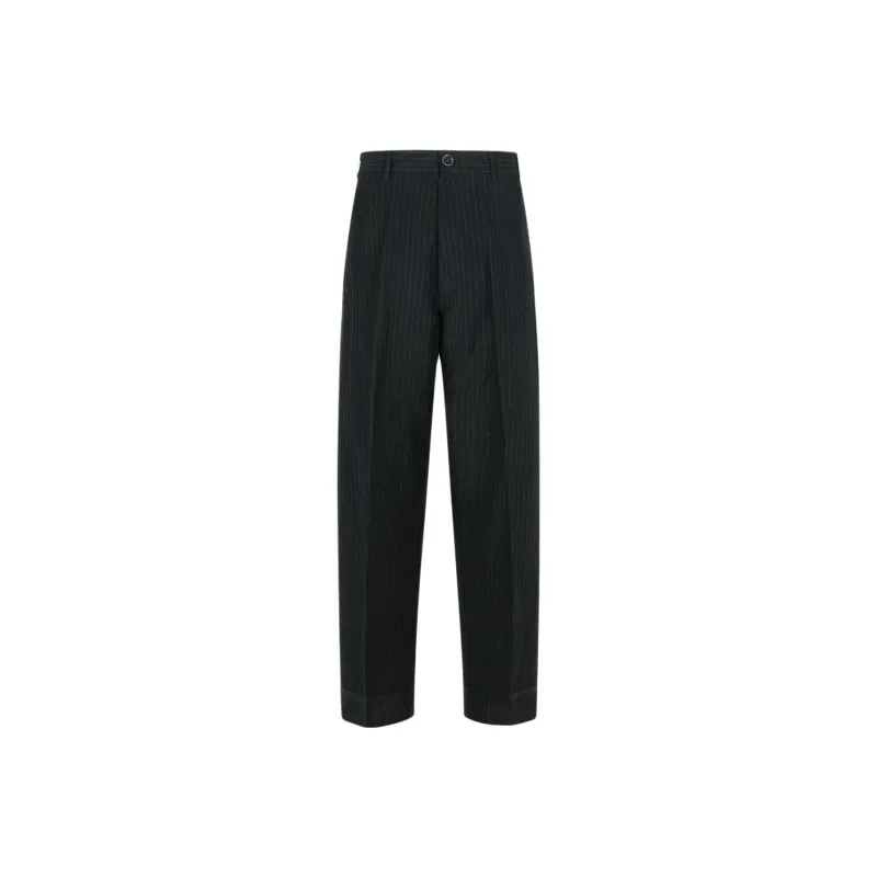 Maison Margiela Pinstripe Straight Trousers-0