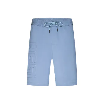 SEPTWOLVES Casual Shorts Men Gray Blue