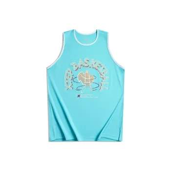 XTEP Basketball Jerseys Unisex Iridescent Blue