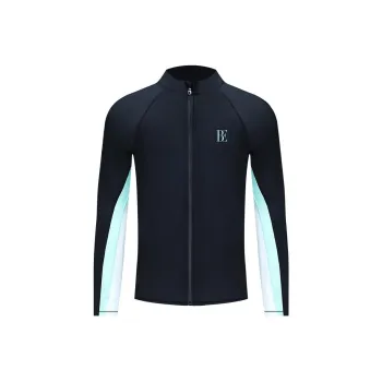 BALNEAIRE Men'swimwear Men's Black/Green Elegance