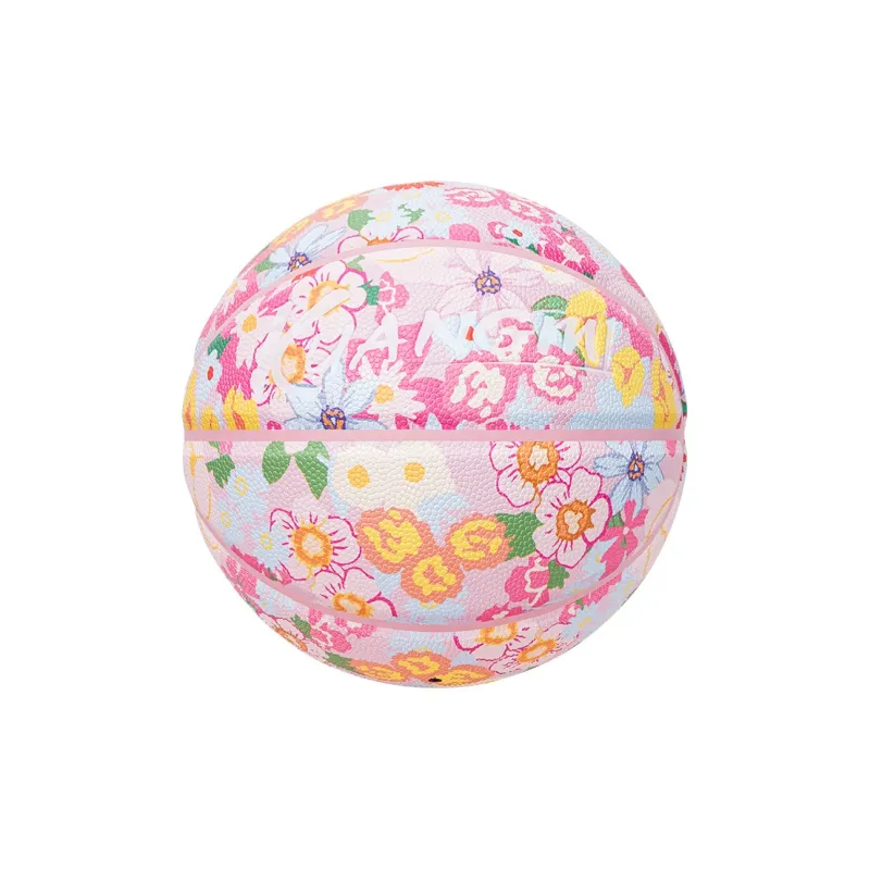 Kuangmi PU Basketball Pink Multicolor Size 7 Ball Street Unisex-0