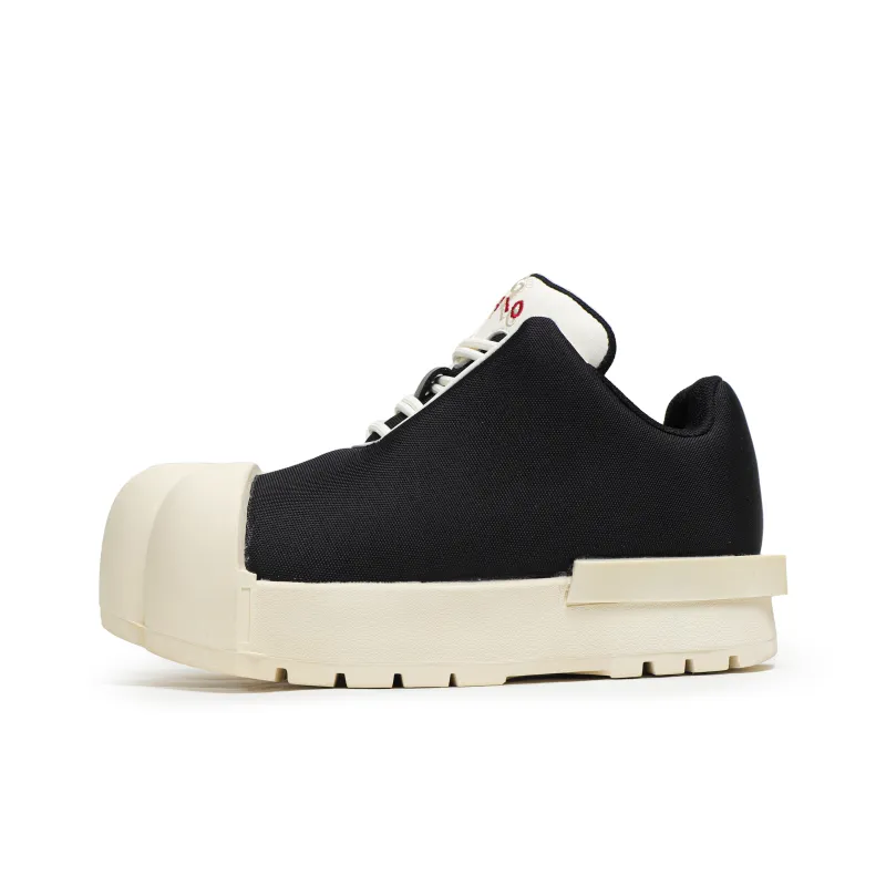 ACEMICKY Cushioning, Slip Resistant, And Abrasion Resistant Low Top Casual Shoes Men's Black-0