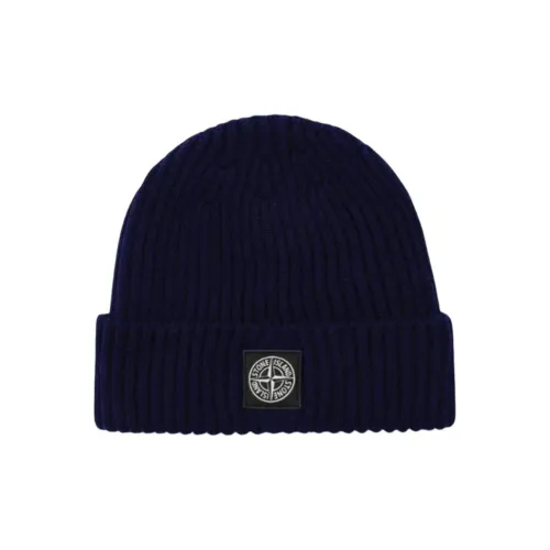 STONE ISLAND Logo Patch Knitted Beanie