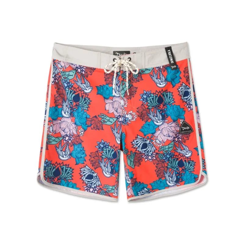 DUNKELVOLK Beach Shorts Men's Dark Sky Blue-5
