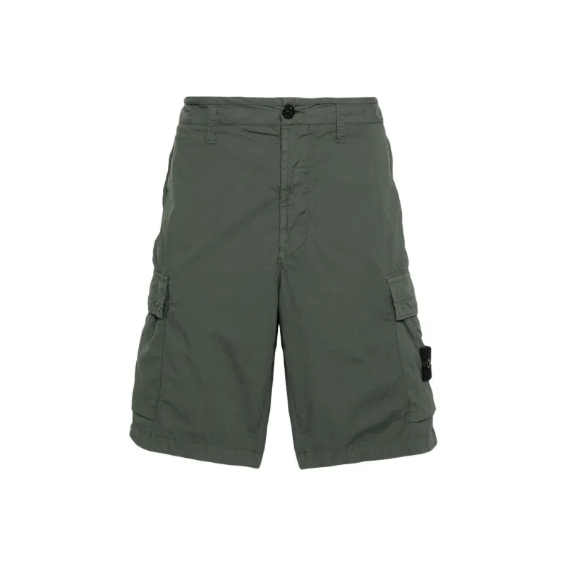 STONE ISLAND Taffeta Cargo Shorts-0