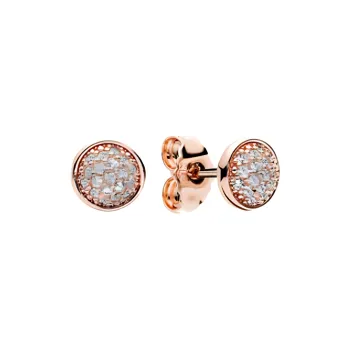 Pandora Stud Earrings Women's Rose Gold