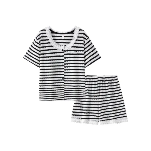 XIAFENYAN Pajama Set Women's Black