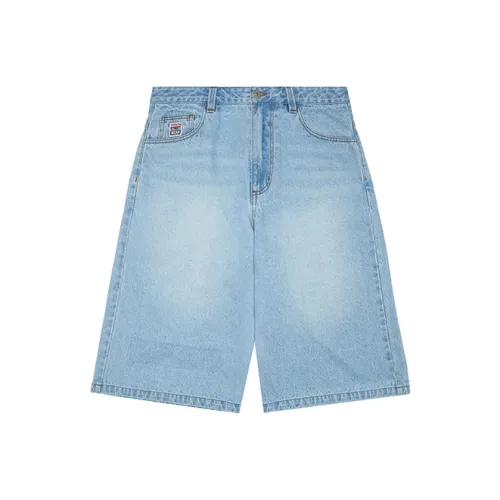 Vision Street Wear Denim Shorts Unisex Light Blue
