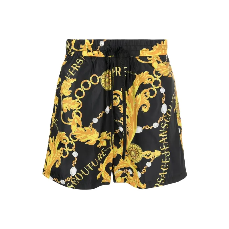 VERSACE JEANS COUTURE Casual Shorts Men Multicolor-0