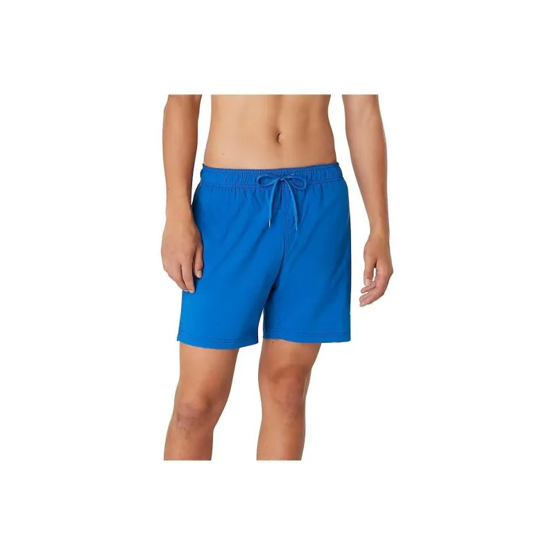 Speedo Solid Redondo Edge Volley 17' Blue Hydro Square Casual Shorts Men's-4